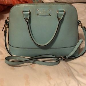 Blue Kate spade bag